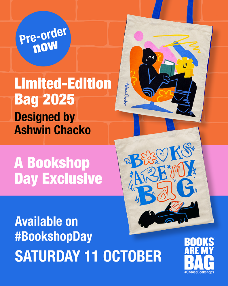 Ashwin Chacko 'Books Are My Bag' tote | LIMITED EDITION for Bookshop Day 2025