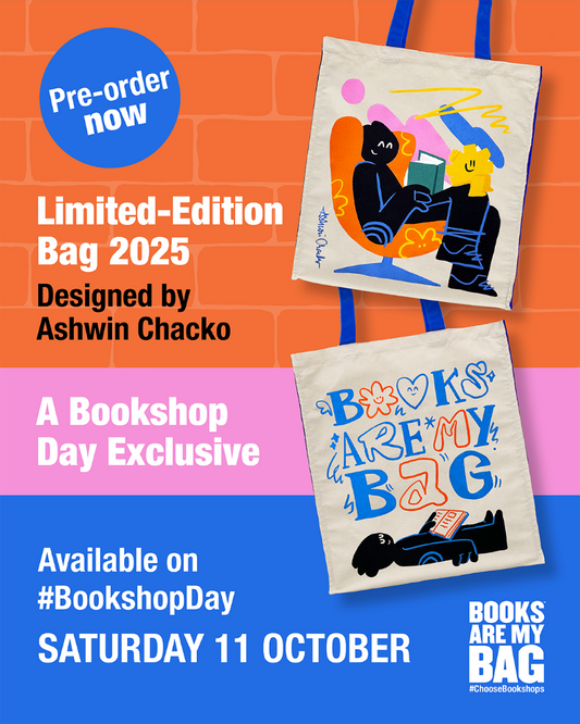 Ashwin Chacko 'Books Are My Bag' tote | LIMITED EDITION for Bookshop Day 2025