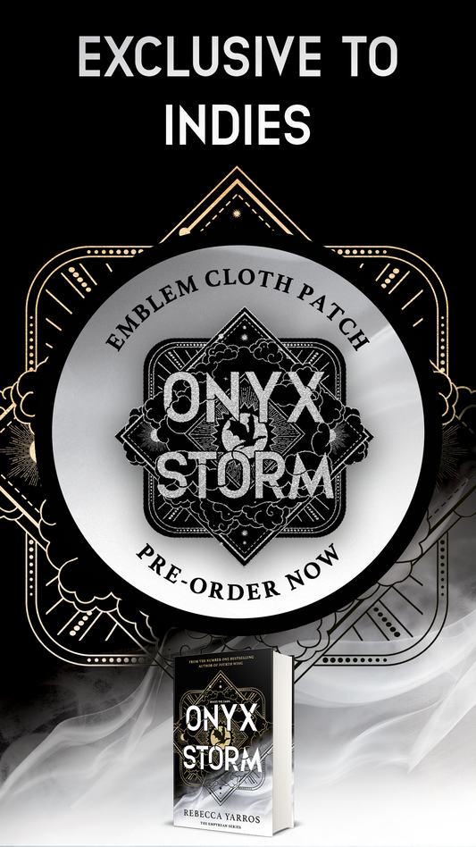 PRE-ORDER Onyx Storm - Rebecca Yarros| with EXCLUSIVE cloth patch