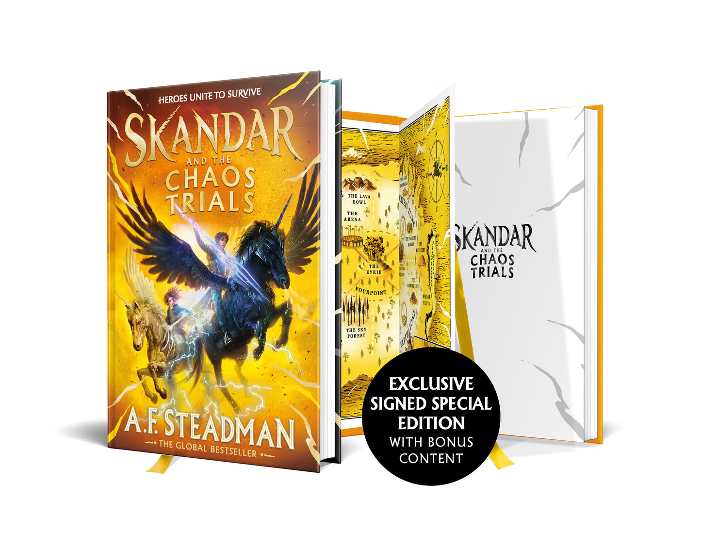 PRE-ORDER Skandar and the Chaos Trials INDIE EXCLUSIVE - A. F. Steadman